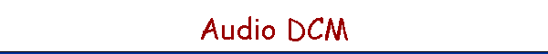 Audio DCM