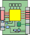 Block diagram for TORNADO-AVU125/FMC+ AMC-module with Virtex Ultrascale FPGA and FMC+ site