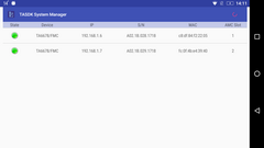 TASDK System Host Manager GUI application for Android devices
