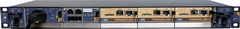 Modular TORNADO-MTCA® DSP system with three F/S TORNADO-A6678® AMC-modules in 19" 1U 6-slot MicroTCA® chassis with 10GbE backplane switch