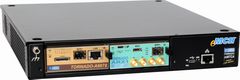 TORNADO-RxmMTCA® modular RF mini system with high-performance DSP comprising TORNADO-ARX1® radio-processing AMC-module and F/S TORNADO-A6678® AMC-module in 2-slot MicroTCA® mini-chassis with passive backplane